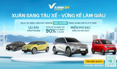Thành viên VinClub hưởng ưu đãi tới 22 triệu khi mua sớm dòng xe Green