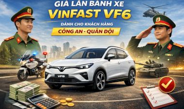 Giá Lăn Bánh Xe VinFast VF6 Dành Cho Khách Hàng Công An, Quân Đội Mới Nhất 2026