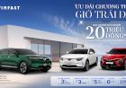 Chương Trình Hưởng Ứng Giờ Trái Đất - VinFast Tặng Voucher Lên Đến 20 Triệu