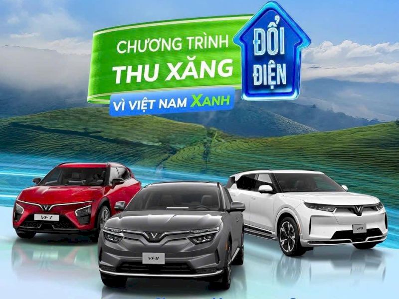 VinFast Công Bố Chương Trình "Thu Xăng - Đổi Điện" Năm 2026 - Ưu Đãi 3% Giá Xe