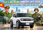 GIÁ LĂN BÁNH VINFAST VF3 2026 CHO KHÁCH HÀNG CÔNG AN, QUÂN ĐỘI – CẬP NHẬT MỚI NHẤT
